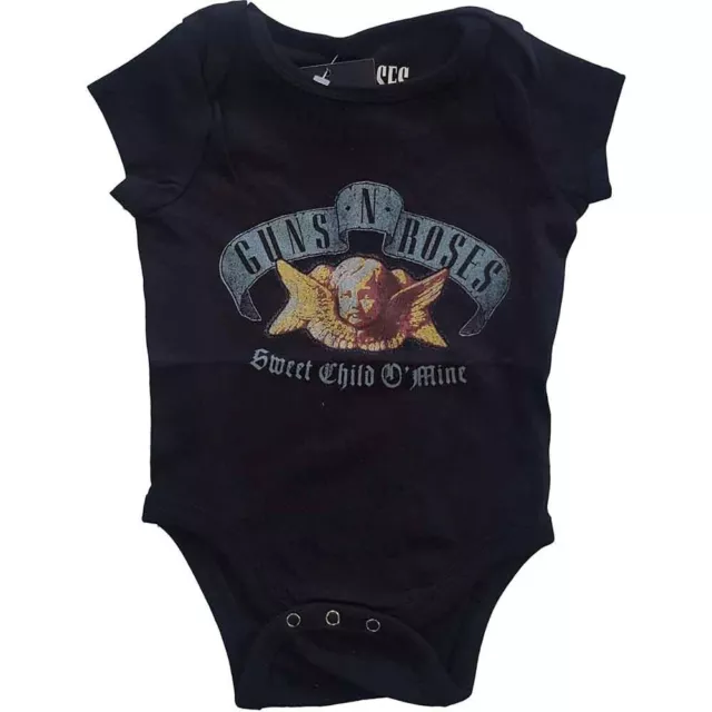 T-shirt ufficiale bambini Babygrow Guns N' Roses dolce bambino bambini bambini