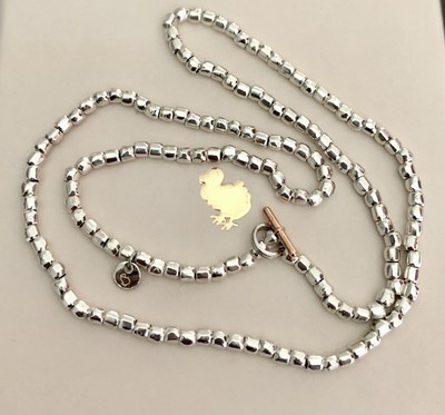 Pomellato Dodo Pomellato Collana Bollicine 2 Stop Argento 40 Cm 100% Originale Unisex 