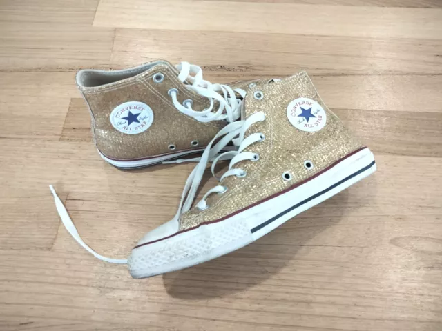 Converse Glitter Chuck Taylor Womens USA 4 shoes footwear