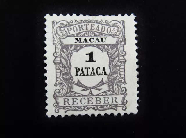 nystamps Portugal Macao Stamp # J11 Mint OG H $60       M22y806