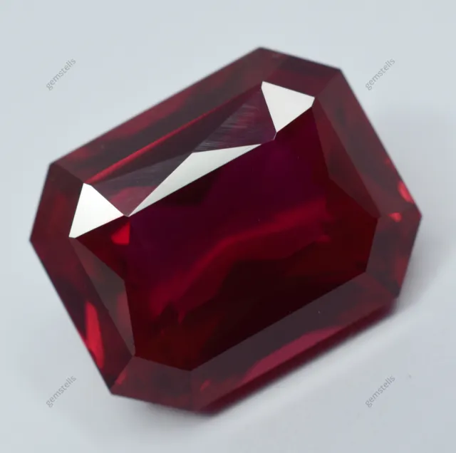 10.55 Ct Natural Ruby Red Excellent Emerald Shape CERTIFIED Loose Gemstone