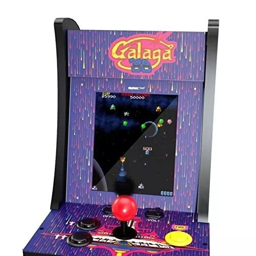 NEW! Arcade1Up Galaga '88 5-in-1 Counter-Cade 8" LCD Screen 5 Games NIB 2