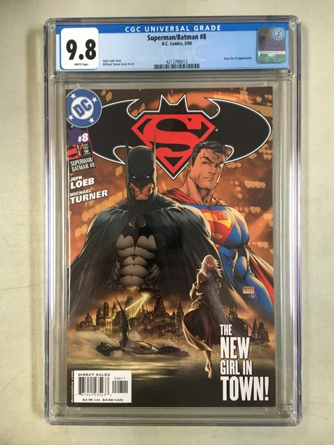 SUPERMAN/BATMAN #8 CGC 9.8 2004 DC Comics 1st App. Modern KARA ZOR-EL Supergirl