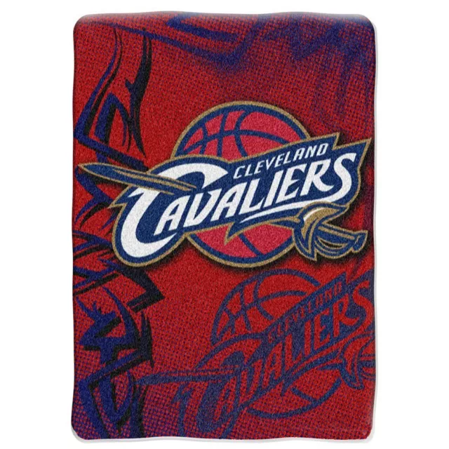 CLEVELAND CAVALIERS NBA SPORTS TEAM 60" x 80" TWIN / FULL SOFT THROW BLANKET NEW