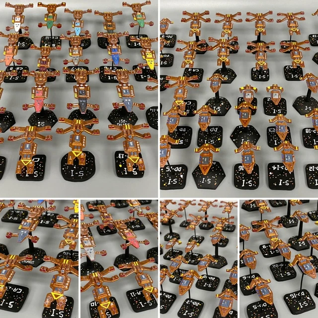 55 x ISO-SOLARIS JOINT FEDERATION FLEET LEVIATHAN MODELS FULL THRUST