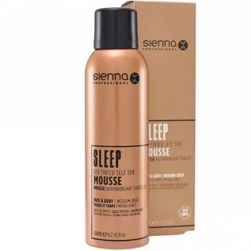 Sienna X Sleep Q10 Self Tan Tinted Mousse 200ml