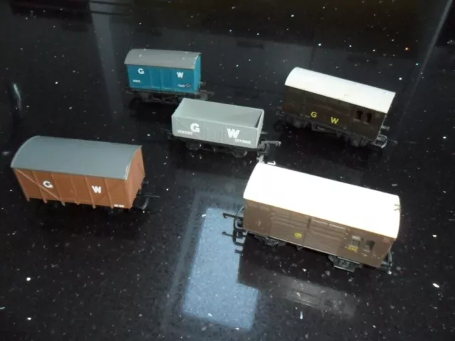 Job Lot OO Gauge GWR Wagons Hornby Etc'