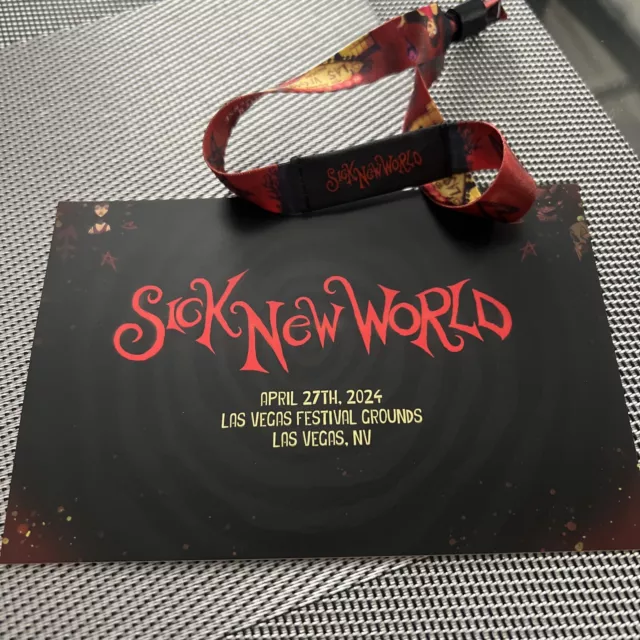 SICK NEW WORLD 2024 Ticket / Wristband. General Admission. Saturday