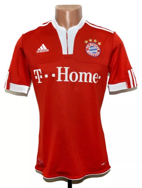 Bayern Munchen 2009/2010 Home Football Shirt Jersey Adidas Size S Adult