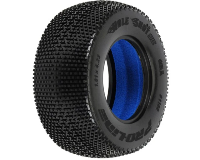 Proline 1180-03 Hole Shot 2.0 SC M4 Tires Slash Front/Rear (2) Team Associated