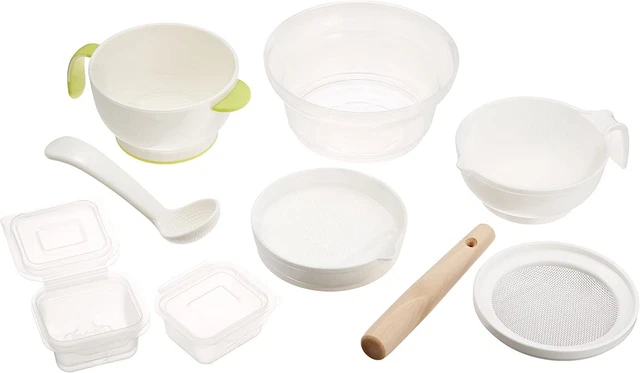 Juego de cocinas Richell Richell cocina electrónica y otras subdivisión de alimentos para bebés congelados