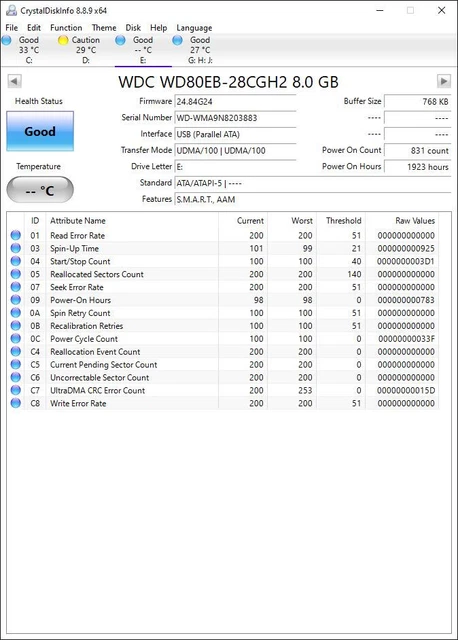 Disque dur ide western digital de 160 go - wd1600bb (1171) à Lempdes