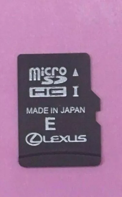 Carte Micro SD de navigation Lexus Premium 13 mm CARTE ROYAUME-UNI ET...