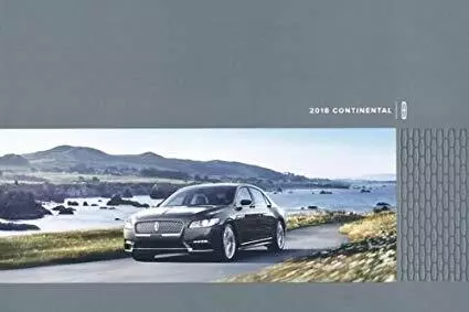 2018 Lincoln Continental 32-page Original Car Sales Brochure Catalog