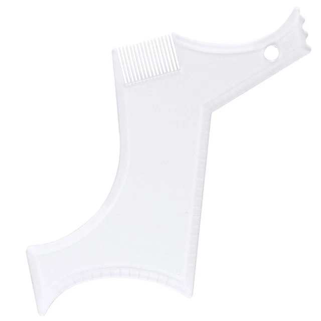 MUSTACHE GUIDE SHAPER Beard Template Facial Hair Beard Ruler Barber ...