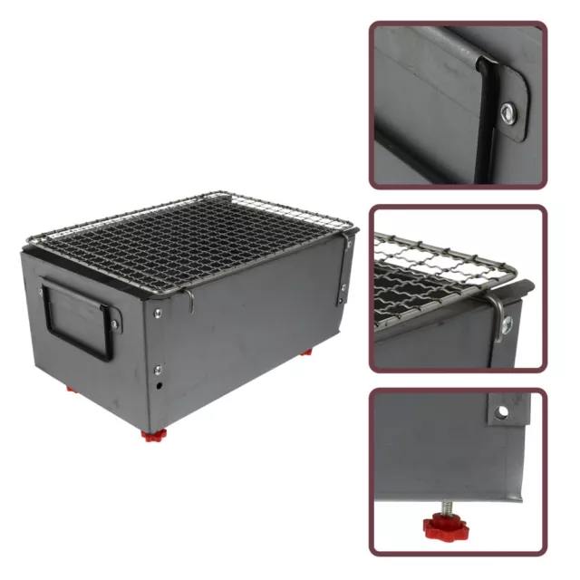 Outdoor And Indoor Gas Cooking Stove Portable Propane Camping BBQ Grill  3.0KW Foldable Range Suitcase Griddle, Smoke-Free Environmental Protection