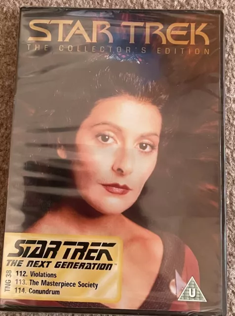 Star Trek The Next Generation Collectors Edition, DVD, TNG 38 Episodes 112 - 114