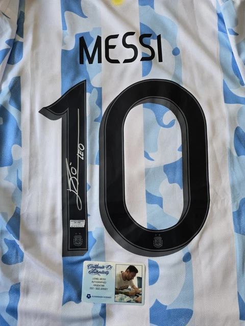 Maillot Leo Messi PSG Signé - Adidas - Avec Certificat (COA)