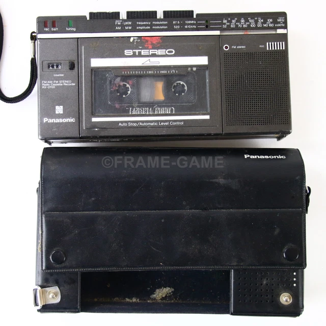 Panasonic RX-2700 Defekt mit Tasche Tragbarer Cassette Player Kassettenspieler