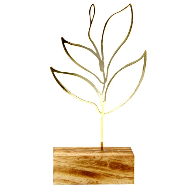 Decoración de mesa para mesa de boda Decoraciones para sala de casa dorado