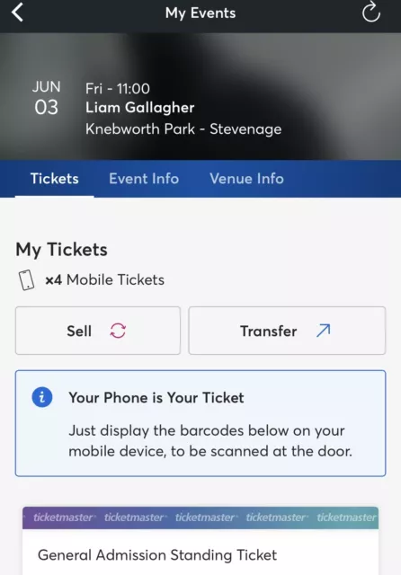 Liam Gallagher Knebworth Tickets Friday 3rd June
