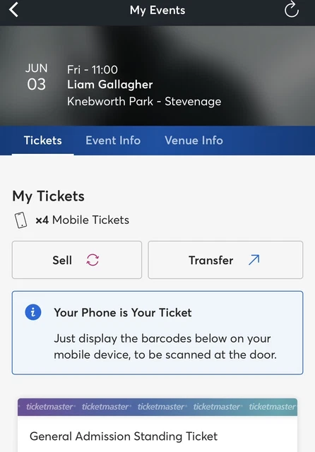 Liam Gallagher Knebworth Tickets Friday 3rd June
