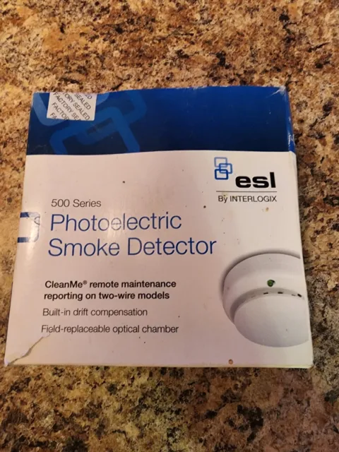 ESL Interlogix 521B Two Wire Photoelectric Smoke Detector