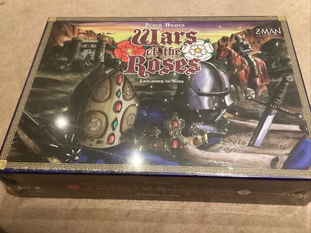 War Of The Roses - Board Game - Lancaster Vs York - Z-Man Games ** NEW SEALED **