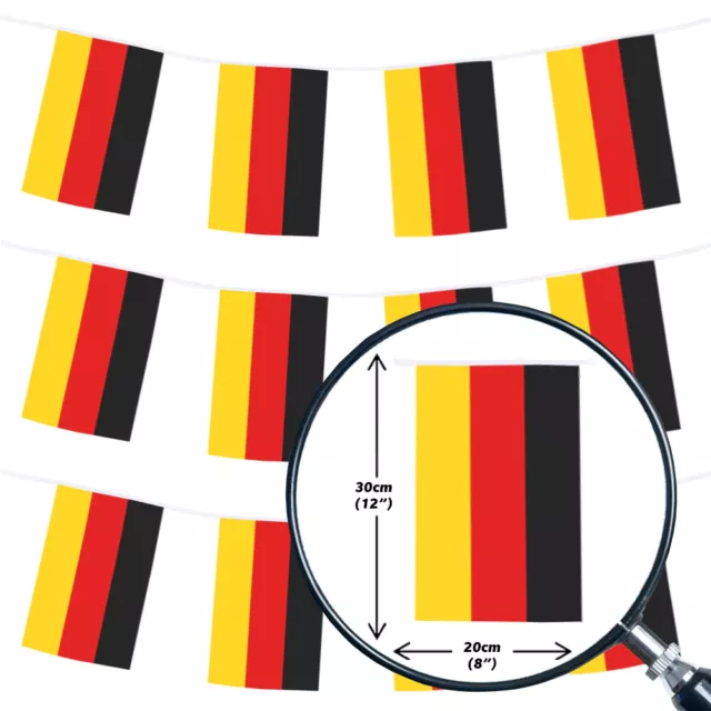 Germany Bunting Oktoberfest German Flag Decoration 20 Flags Euro Football Lot