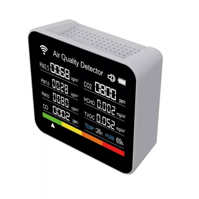 Tuya App Controlled 14 in 1 Indoor Air Quality Monitor and CO2 Detector