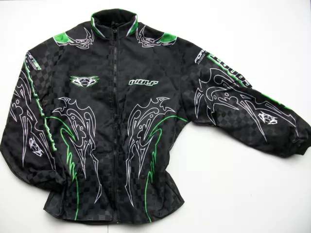 New Green Wulfsport (All Sizes) Motocross Enduro Jacket Mx Wulf Kawasaki Kx Klx