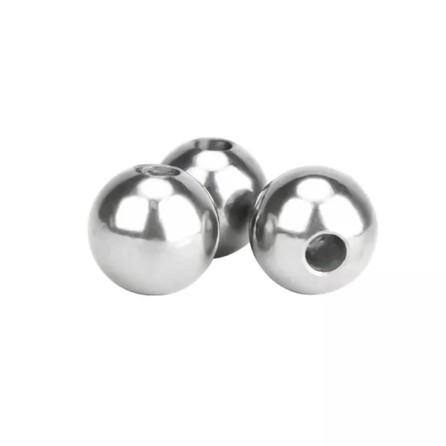 OD 3mm-60mm Solid Stainless Steel Through Hole Balls Smooth Drilling Steel Ball