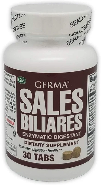 Bile Salts Natural Dietary Supplement for Liver Support Sales Biliares Suplement
