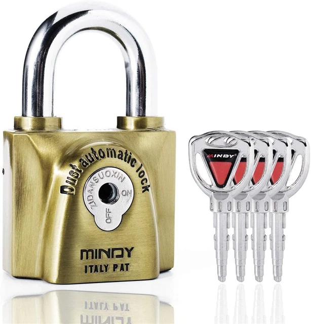 60MM HIGH SECURITY Heavy Duty Lock with Keys Gym Warehouse Waterproof ...