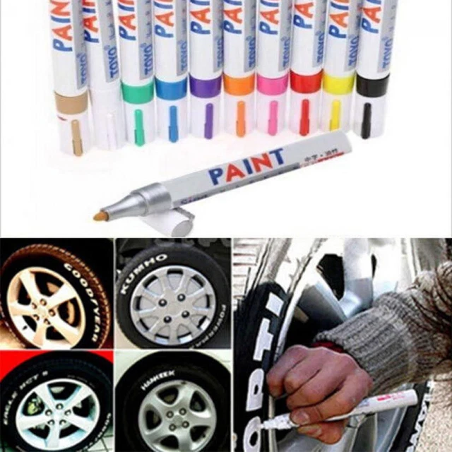 Colorido neumático marcador de lápiz al óleo pintura de madera vidrio de goma