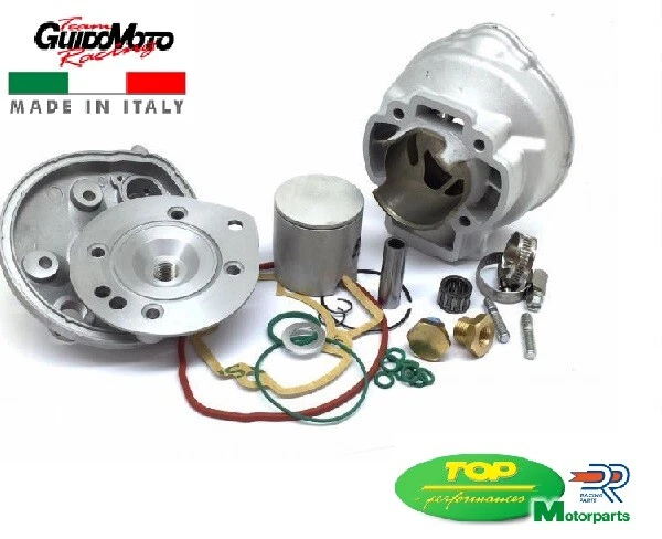 Cilindro Tpr Alluminio Cromato Ø 47,6 Motore Scooter Piaggio 50 H2O Top  992156