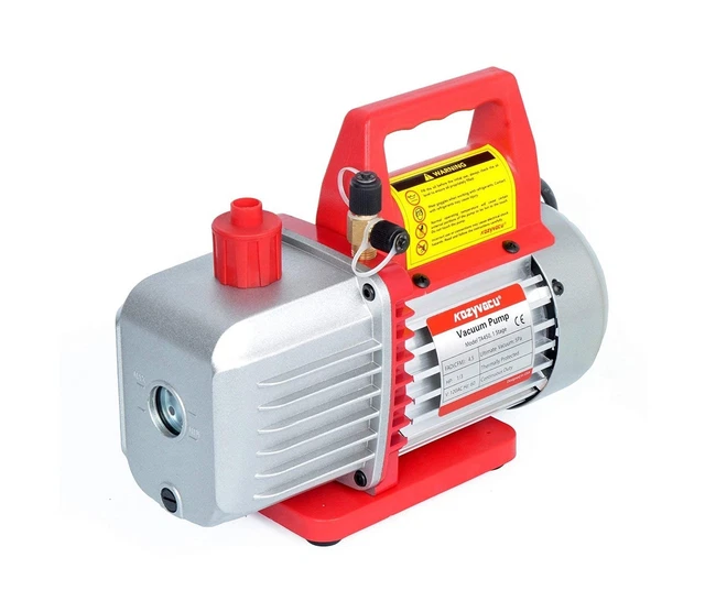 4.5CFM Single-Stage Rotary Vane Vacuum Pump (4.5CFM, 150 Miron, 1/3HP, 1/4"Fl...