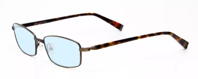 John Varvatos V150-GOL Unisex Blau Licht Designer Brille Antik Gold 56 MM