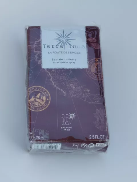 ID Parfums | EDT TERRE INCA LA ROUTE DES ÉPICES | 75ml Neuf | BOÎTE ABÎMÉE