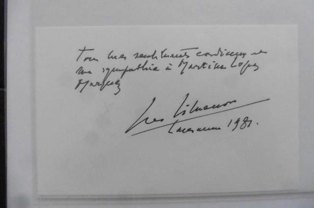 Gustave Eiffel - Carte autographe signée - 1890 - auction online