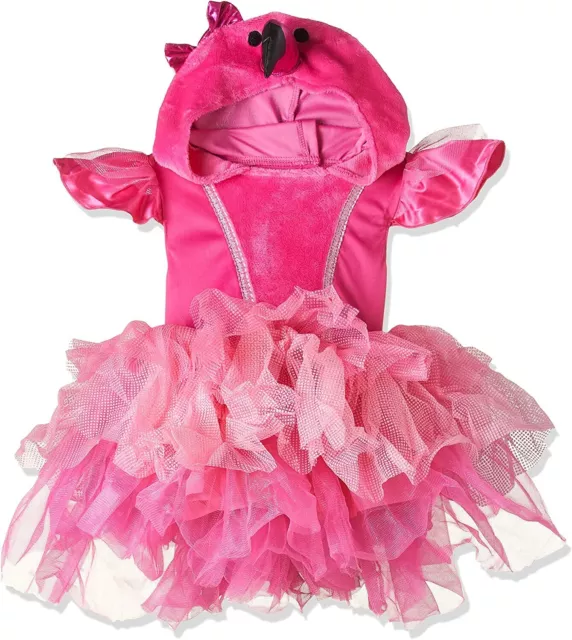 Abito elegante per ragazze rosa fenicottero abito bambino 2