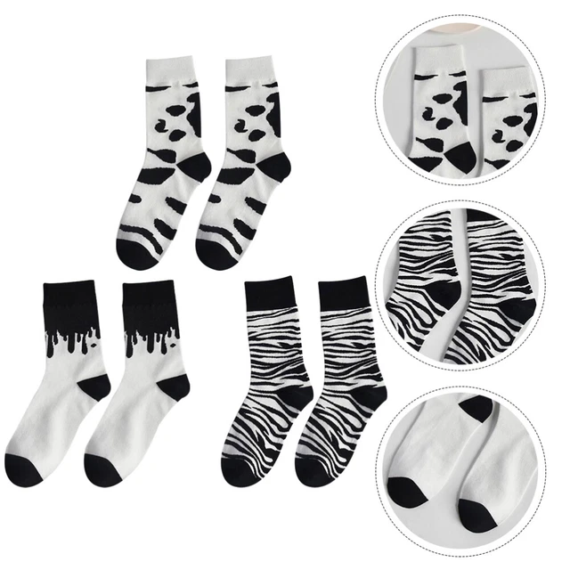 3 Pairs boys winter socks Chaussettes Mi-mollet Imprimées Chaussettes Chaudes Po