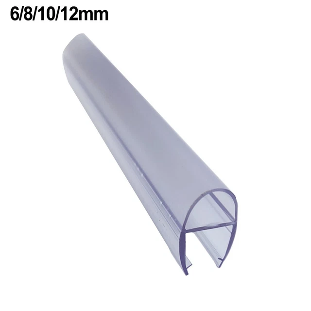 Junta de ducha impermeable 1 pieza 1m de longitud 6/8/10/12 mm para todas las puertas de vidrio