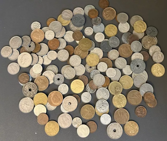 lot de pièce de monnaie Belgique