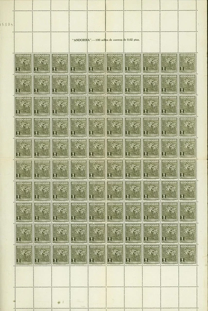 Andorra 1951- Spanish Andorra- MNH stamps. Yv.Nr.: 43 Mi. Nr.: 52.(EB) MV-15858