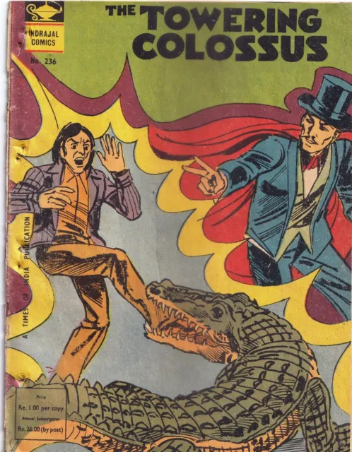 Mandrake English Indrajal Comics Number 236 - The Towering Colossus (1975)