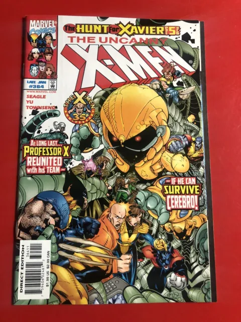 Marvel Comics  Uncanny X-Men #364 The Hunt for Xavier Part 5 of 6 1999