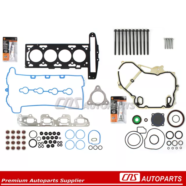 07-08 GM 2.2L Ecotec Cobalt HHR Malibu Full Gasket Set & Head Bolt Kit Z22SE L61