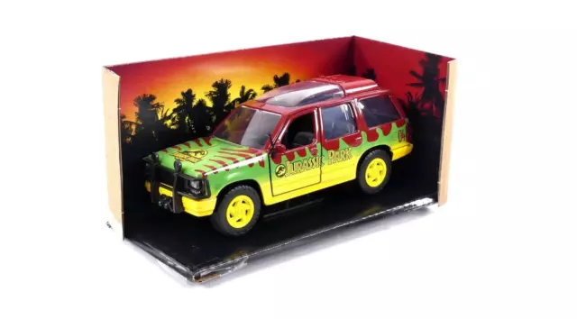 Jada Toys Jurassic Park - 1993 Movie 30th Anniversary Ford Explorer 1:32 Scale D