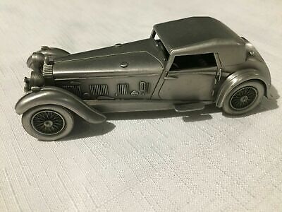 The Danbury Mint 1931 Daimler Double Six Pewter Car Produced In The 1980'S
